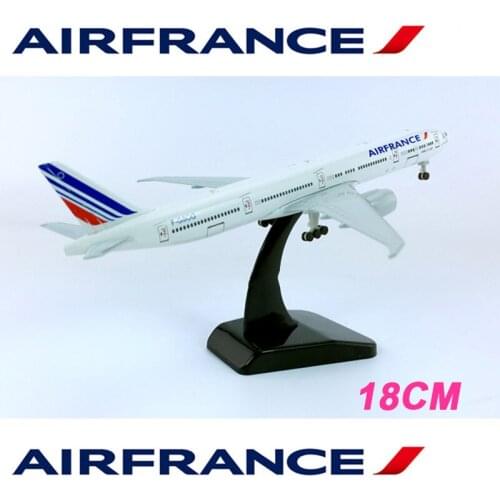 13cm Air France airlines 747 B777 airplane model diecast alloy aircraft plane landing gear kids Toys collectible Show