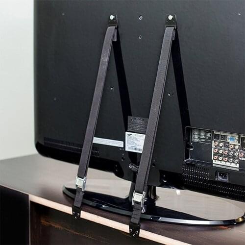 2PCS Baby Safety Lock Kids Safety Anti-Tip Straps For Flat TV And Furniture Wall Strap Child Lock Protection