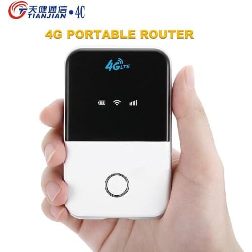 4G Pocket Wifi Router Car Mobile Wifi LTE router Hotspot Wireless Broadband Mifi Unlock wifi Modem Router 4G With Sim Card Slot