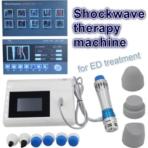 Shockwave Therapy Machine Pain Relief Relax Body Shock Wave Equipment For Pain Treatment Erectile Dysfunction and ED Treatment