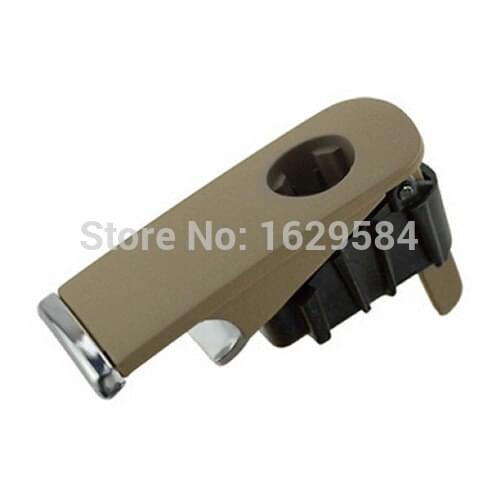 Beige color for A4 8E B6 B7 Glove Box Lock Lid Handle With Lock Hole Plastic Chrome 8E1857131 A0031