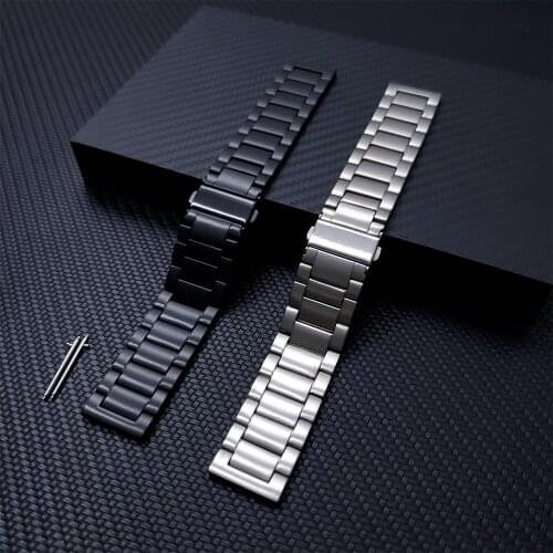 For Fossil Gen 5 Titanium Wristband Gen5 Carlyle HR/Julianna/Garrett Strap Band Watchband Metal Stainless steel clasp Bracelet