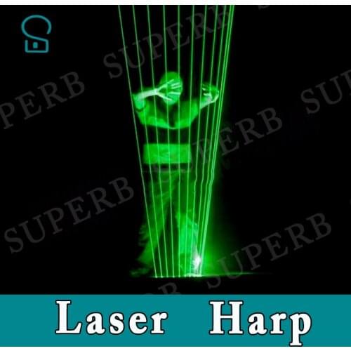 Takagism Game prop laser harp for room escape game puzzle clues device Play the right rhythm to unlock and get away chamber room