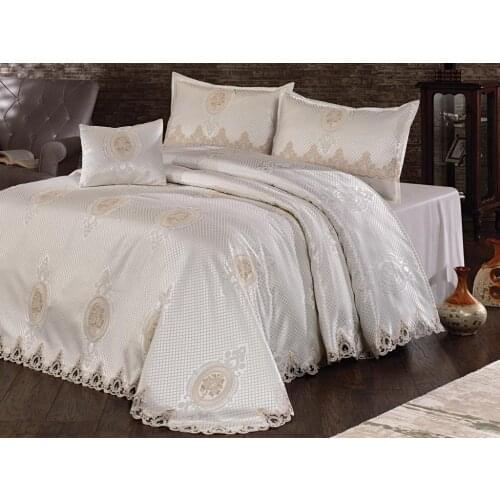 Hüma Shorty Double Bed Cover Set Salmon