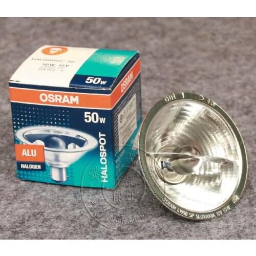 41990 SP 12V 50W halogen lamp,41990SP 12V50W HALOSPOT 70 BA15d 8D SLOVAKIA,Aluminum reflector ALU bulb