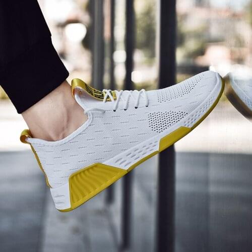 Hot Men black sapatos Light sale mens sneakers men spring casual shoes Casual knitting leisure running Sneakers summer negras