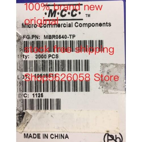 MBR0540-TP MBR0540 SOD123 100% new original freeshipping 50PCS/LOT STOCK