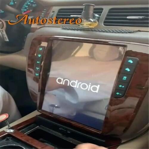 Android 9 Tesla Style For Chevrolet Tahoe /Silverado/GMC YUkon 2007-2012 Multimedia Player Car Radio Vertical GPS Navigation IPS