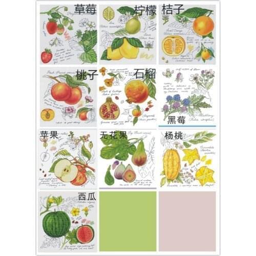 Counted Cross Stitch Kit Cross Stitch DIY Needlework Counted Chinese Cross-stitch Kits For Embroidery a Cross fruits