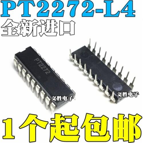 New and original SC2272-L4 Wireless remote control decoding chip DIP18 PT2272-L4 Interlock integrated IC receiver module PT2262