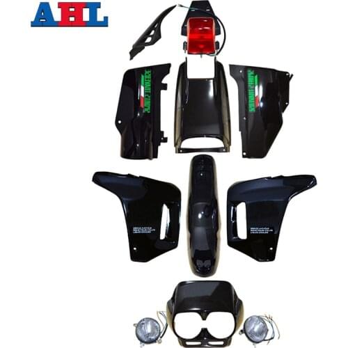 Sports Traverse Blue New ABS Plastic Fairing Cowl Bodywork With Head Light Taillight Lamps Kit For Honda NX250 NX 250 AX-1 AX1