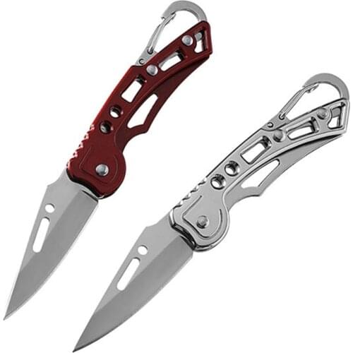 Portable Stainless Steel Shape Knife Camping Outdoor Survival Supplies Tools Foldable Pocket Knife Mini Knife