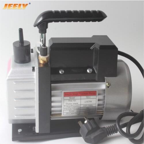 Jeely Mini Portable Vacuum Pump 220V 180W Air Condition Rotary Vane Single Stage For Carbon Fiber Fabric Lamination