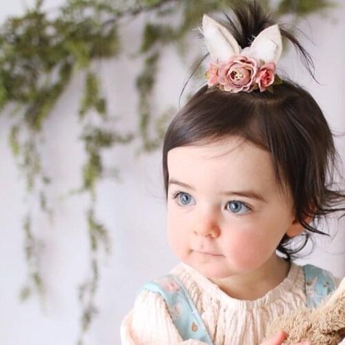 Infant Baby Headband Fashion Handmade Childrens Flower Ear Hair Accessories Newborn Photography Props Kids Girls Gifts