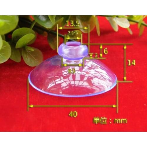 Home storage suckers 40a-1mm mushroom head suction cup paperboard suction cup transparent mushroom head