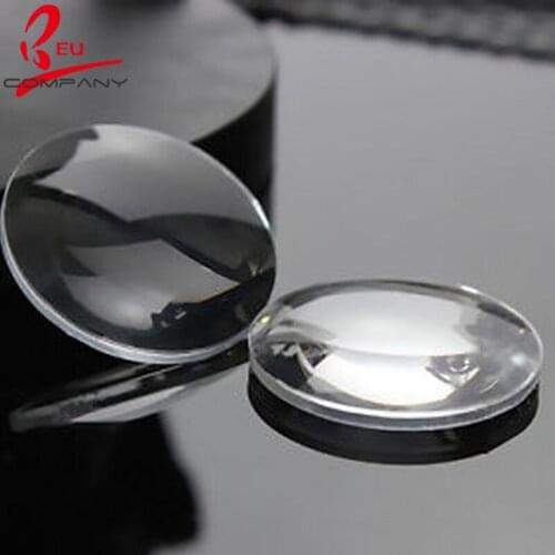 Drop shipping Diameter 30mm double convex PMMA lenses with the focal length 100mm TOY Lens