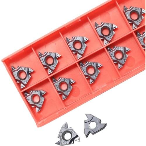 Thread 16ERM AG55 16ER 16IR Carbide CNC Threaded Carbide Inserts Thread Lathe Turning Blade Tool Tungsten Carbide Insert