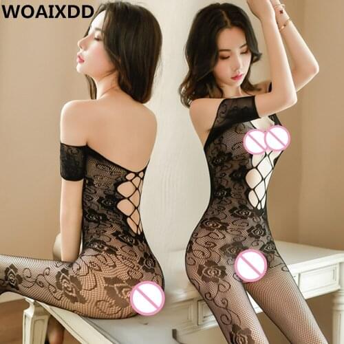 Sexy Tights Erotic Lingerie Hose Womens Hosiery Bodystocking Open Crotch Intimate Underwear Teddy Sex Costumes Porno Bodysuit