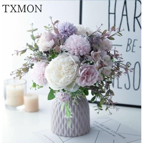 Mori INS Nordic Simple And Elegant Wild Simulation Austin Rose Guardian Love Bride Original Hand Bouquet Artificial Fake Flower