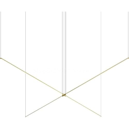 Modern Simple Restaurant Strip Pendant Lights LED Office DIY Can Splicing Shape Pendant Lamp Designer Hanging Lamps Decor Light