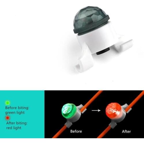 LED Fishing Alarm Light Bite Alarms Fishing Line Gear Alert Indicator Outdoor Night Fishing Tools With Battery