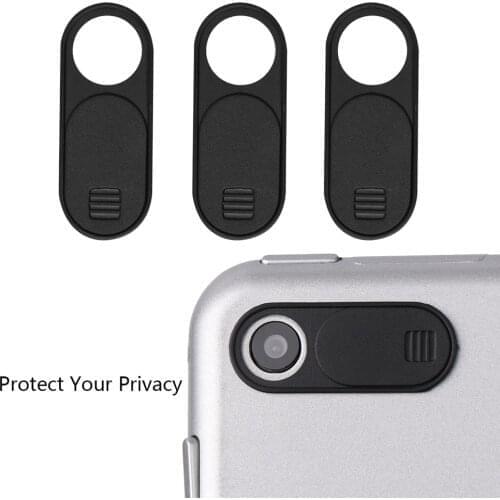 3PCS Universal WebCam Cover Shutter Magnet Slider Plastic Camera Cover for IPhone PC Laptops Mobile Phone Lens Privacy Sticker