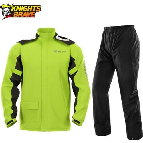 Waterproof Motorcycle Jacket Men Women Motorcycle Rain Suit Raincoat+Rain Pants Motorbike Riding Rain Coat Motorcycle M-3XL Size