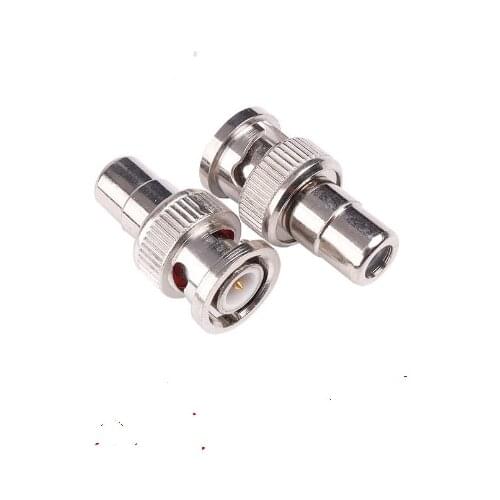 1pcs BNC Male To RCA Female Jack RF Coaxial Adapter Connectors