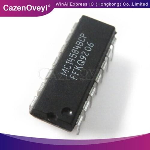 10pcs/lot MC14584BCPG MC14584BCP MC14584 DIP-14 In Stock