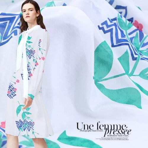 135cm wide silk cotton fabric meter 9mm micro-perspective dress shirt silk fabric natural cotton fabric wholesale cotton cloth