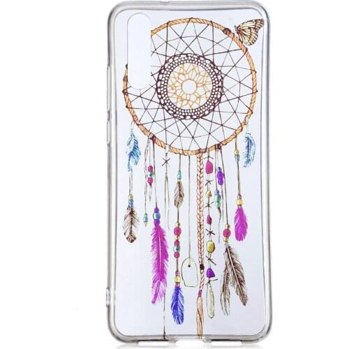 200pcs/lot Cartoon Pattern IMD Transparent Soft TPU Case Cover for Huawei P20 P20 Pro P20 Lite P Smart Honor 7C 7X