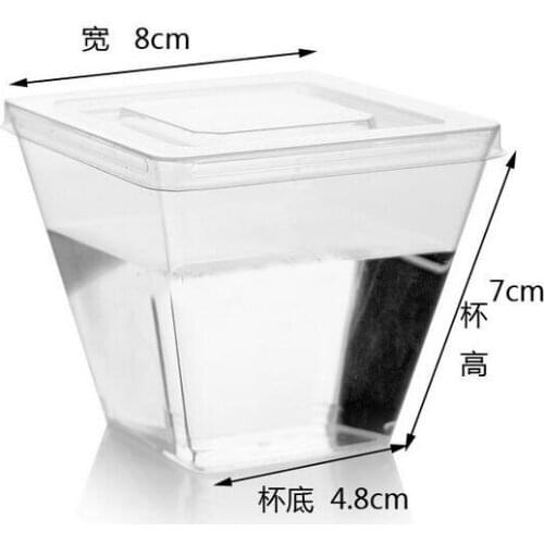 270ML Transparent Disposable Dessert Cup Non-Toxic Jelly Yogurt Cup Plastic Tiramisu Pudding Cup With Cover