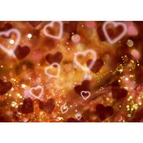 300*200cm Spark Sweetheart Golden Light Photography Background for Wedding Photos Custom Backdrops for Newborn Baby Photos