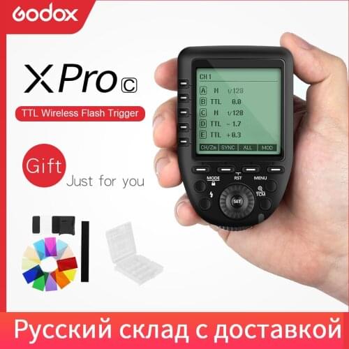 Godox Xpro-C Xpro-S Xpro-N Xpro-F Xpro-O Xpro-P 2.4G TTL Wireless Trigger Transmitter for Canon Sony Nikon Fuji Olympus Pentax