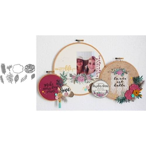 Flowers and Foliage Metal Cutting Dies Stencils for DIY Scrapbooking Album Stamp Card Embossing New 2019 Die Cut