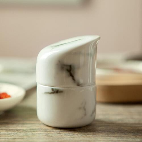Ceramic marble pattern Toothpick Holders Toothpicks Decorative Toothpick Box Tooth Pick Holder Toothpicks Holder Household Items