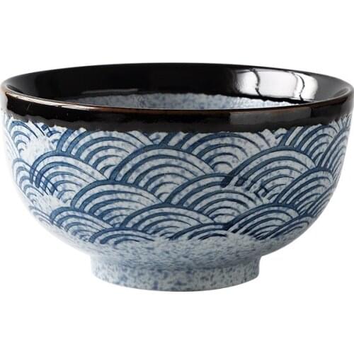 Ceramic rice bowl Ramen bowl salad Noodle soup bowl Restaurant kitchen tableware Home Decoration WJ716