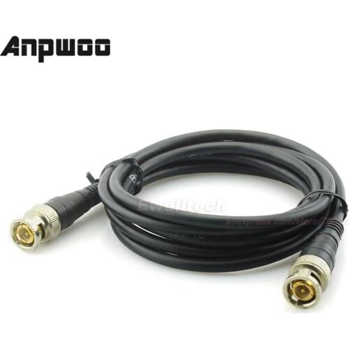 ANPWOO 0.5M/1.6FT BNC Male to BNC Male Connector RG59 Coaxial Cable For CCTV Camera