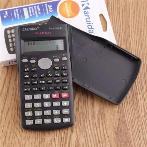 1 piece Multi-functional Scientific Calculator Computing Tools for School Office Use Supplies Students Stationery Gifts(Without