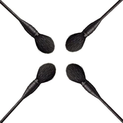 NEW 1 PC Women Kabuki Flat Contour Blusher Powder Foundation Eye Shadow Face Makeup Brush Nature Goat Hair Cosmetic Tools