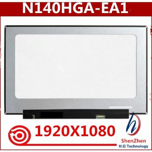 Original 14" LED LCD Screen Display Panel for Innolux N140HGA-EA1 1920×1080 eDP 30pins