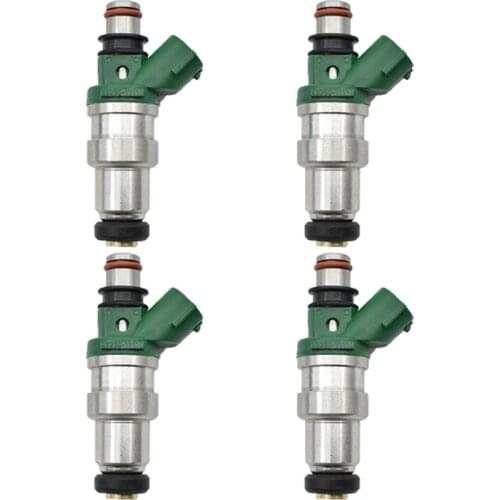 Original 4PCS/LOT 23250-11110 23209-11110 fuel injector for TOYOTA NA Tercel 1994 Paseo 1994~1995 1.5L 5E-FE