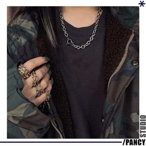 O Chain 304 Stainless Steel Necklaces Never Rub Off DIY Jewelry Hip Hop Punk Link Chains Gifts 6MM