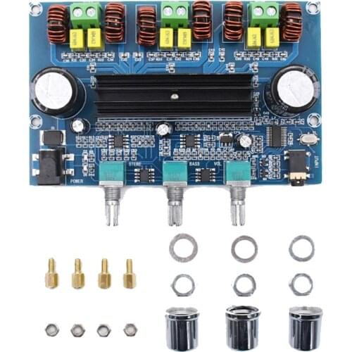 A305 TPA3116D2 Bluetooth 5.0 Digital Power Amplifier Board DC 12-24V 100W+2*50W