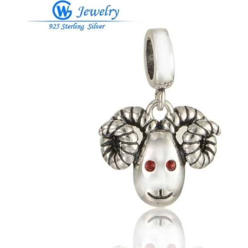 Jumbuck Charms dangles making 925 sterling silver fits DIY style bracelets or necklace for women pendant S314 H20