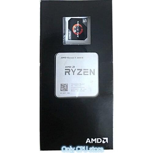 AMD Ryzen 5 2600X R5 2600X 3.6 GHz Six-Core Twelve-Thread CPU Processor 95W Socket AM4