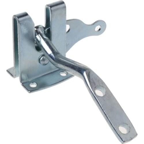 Drop Shipping Electroplated Steel Auto Door Bolt Lock Hasp Latch for Garden Fence Pasture Farm New 2018