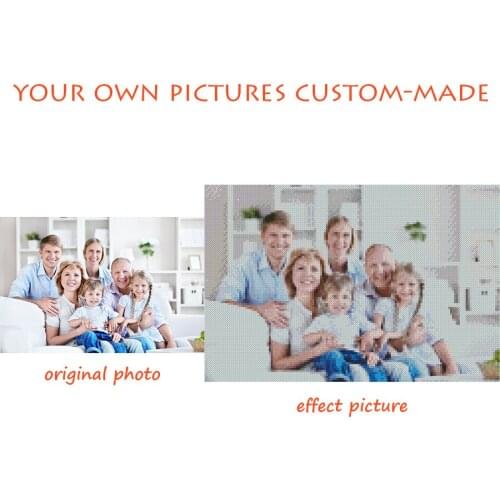 Make your own 3D DIY Diamond Painting 100% full square drill Cross Stitch Embroidery rhinestones personal picture Photos CustomC