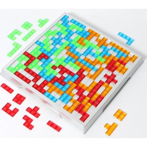 Blokus Strategy Game Tetris 2 Player and 4 Player Version Family Board Game