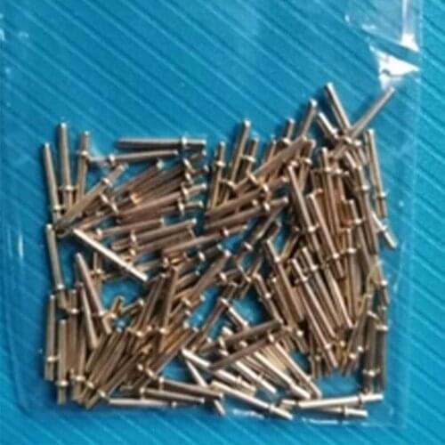 18pcs D1mm*8.8mm*1.5mm*2mm module power pin cylindrical head straight needle gold-plating